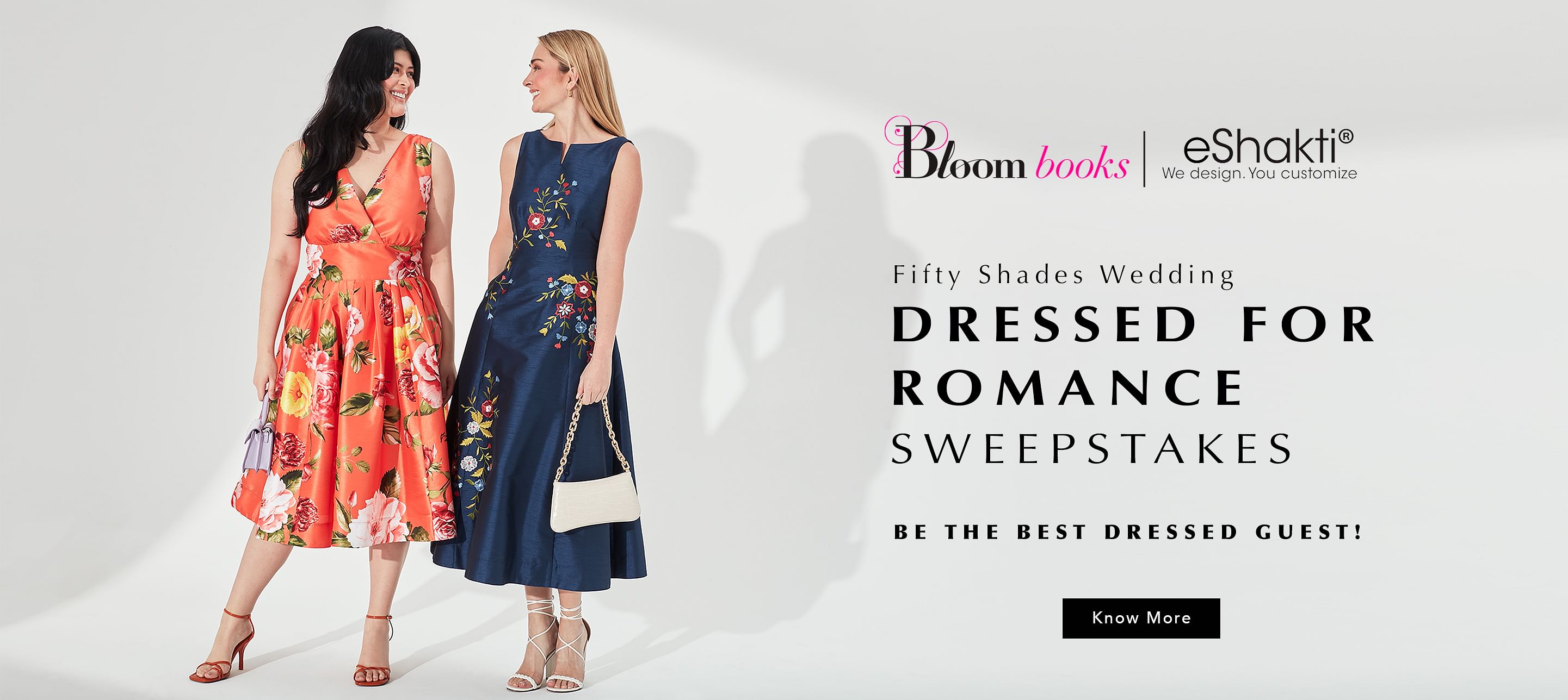 Fifty Shades Wedding. Dresses for Romance. Sweepstakes. BE THE BEST DRESSED GUEST!