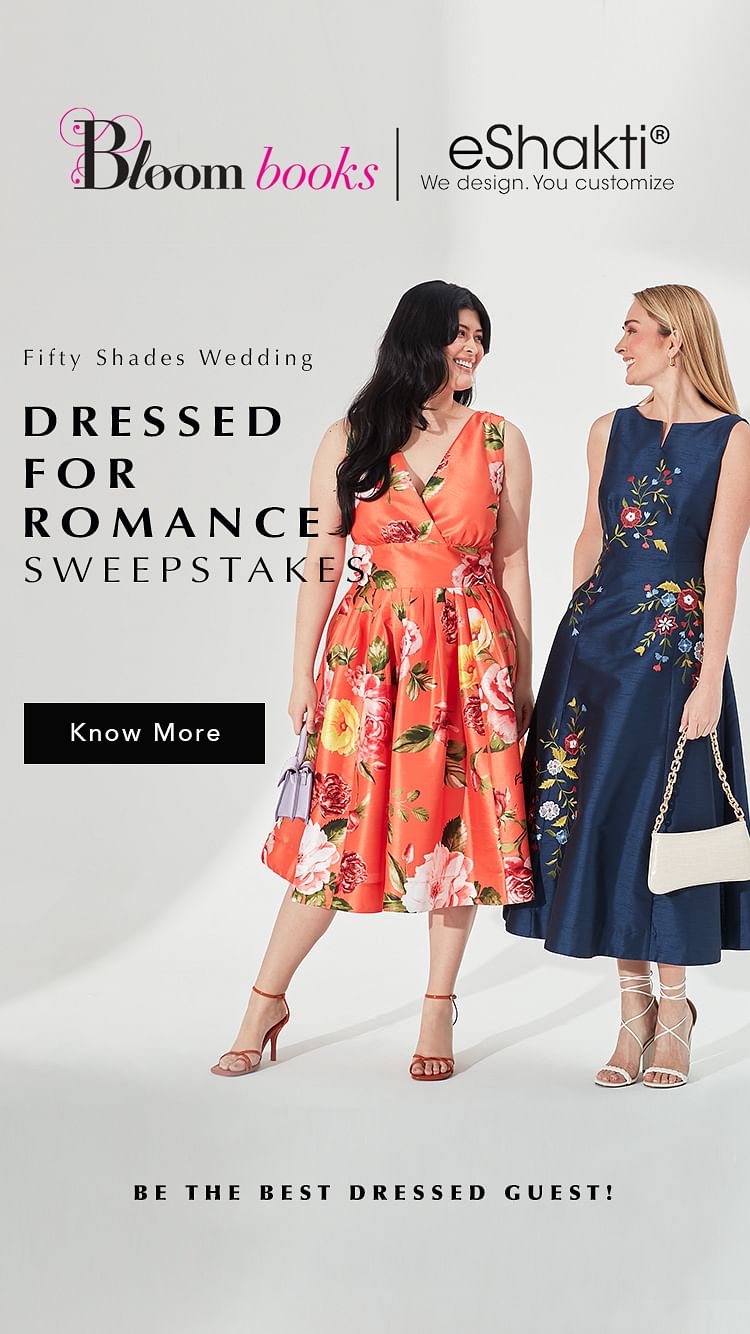 Fifty Shades Wedding. Dresses for Romance. Sweepstakes. BE THE BEST DRESSED GUEST!